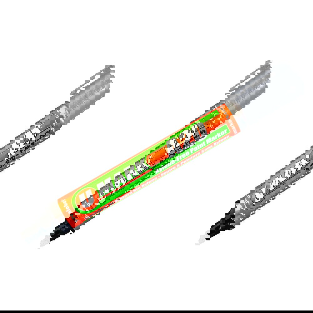 Markers & Paintsticks; Marker Type: Liquid Paint Marker; Tip Shape: Bullet; Chisel; Color: Silver; Ink Type: Xylene-free; Alcohol Base; Fade Resistant; Water Resistant; Tip Type: Reversible; Bullet; Chisel; For Use On: Wood; Glass; Cardboard; Ceramic; Pla